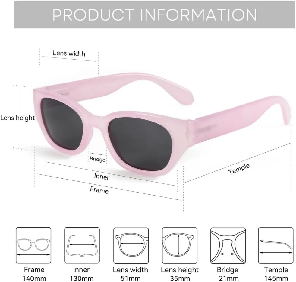 ZENOTTIC Womens Sunglasses Polarized Sun Glasses Trendy Cat Eye UV400 Protection